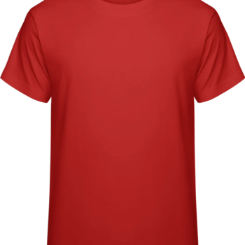 T-Shirt Herren rot mit Rundhals